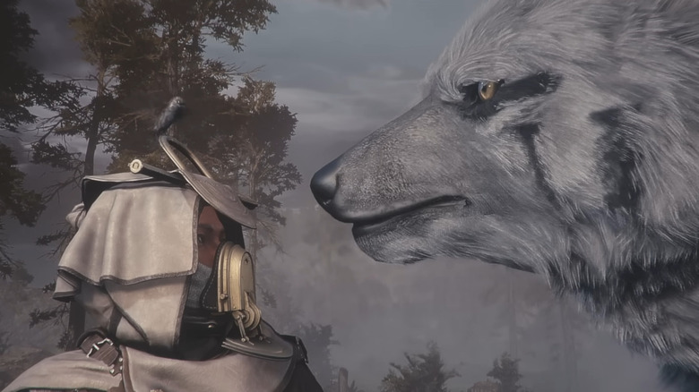 Soulframe trailer wolf screenshot