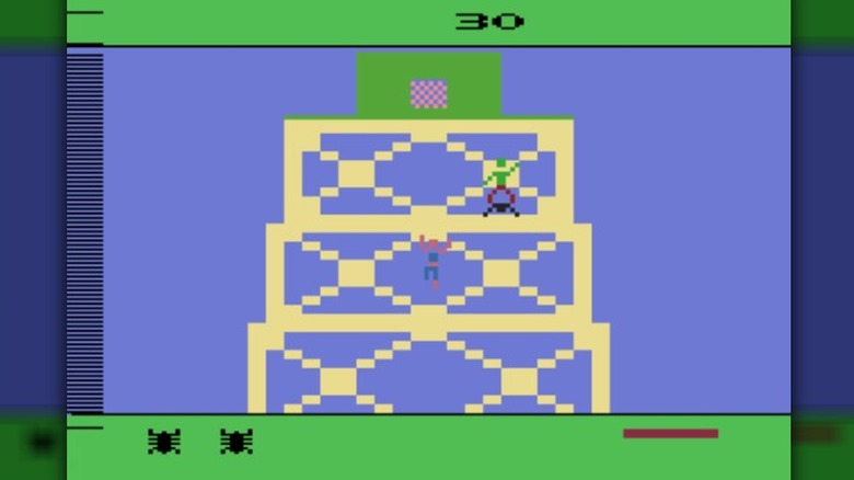 Atari Spider-Man fights Green Goblin