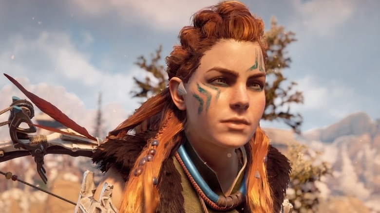 Horizon Zero Dawn Aloy Face