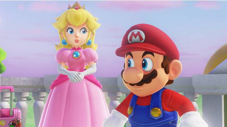 Mario and Peach