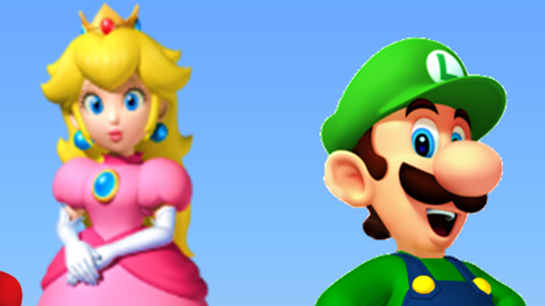 Peach and Luigi