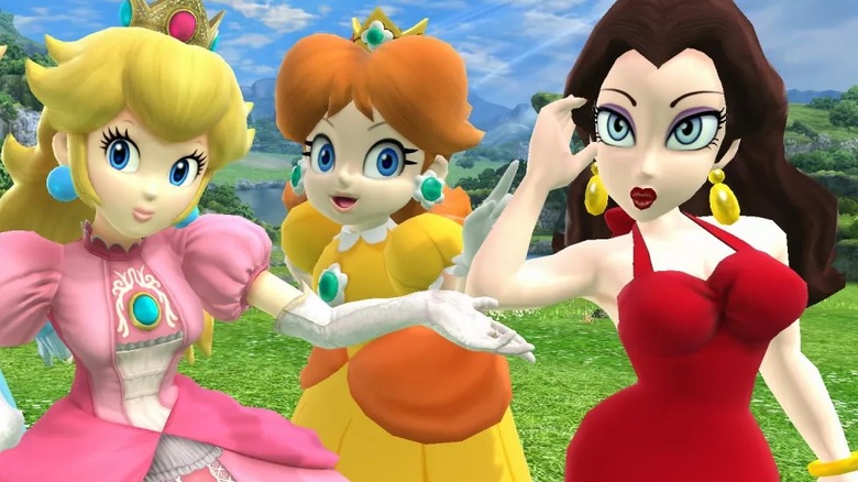 Peach, Daisy, and Pauline