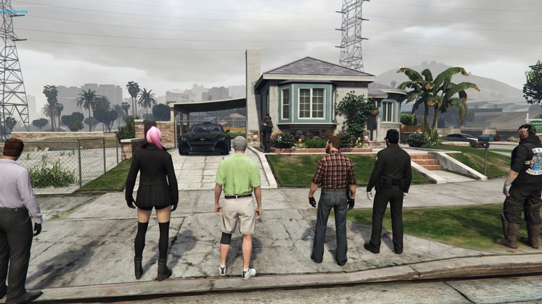 Mourners gathered outside Blue622's GTA home