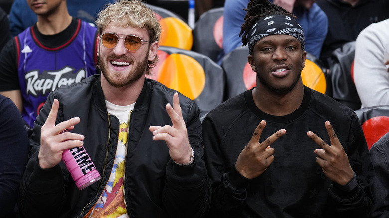 Logan Paul KSI basketball game