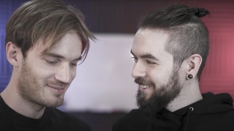 PewDiePie and JackSepticEye talking together