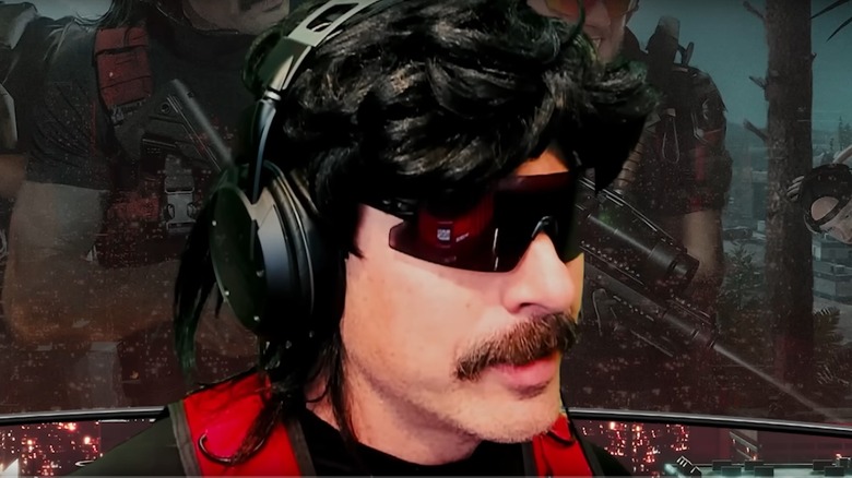 Dr Disrespect close up