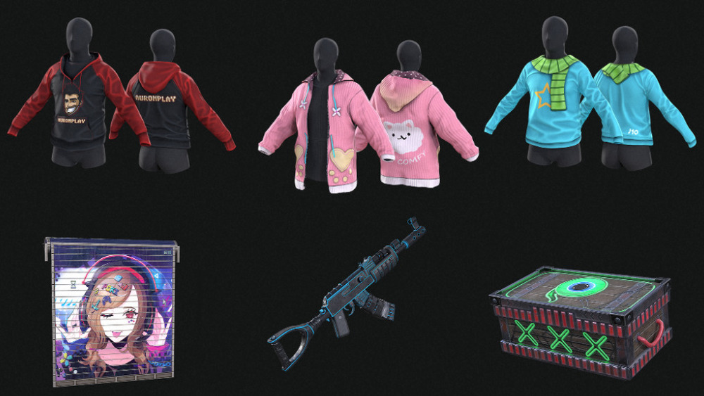 Rust custom streamer skins and items