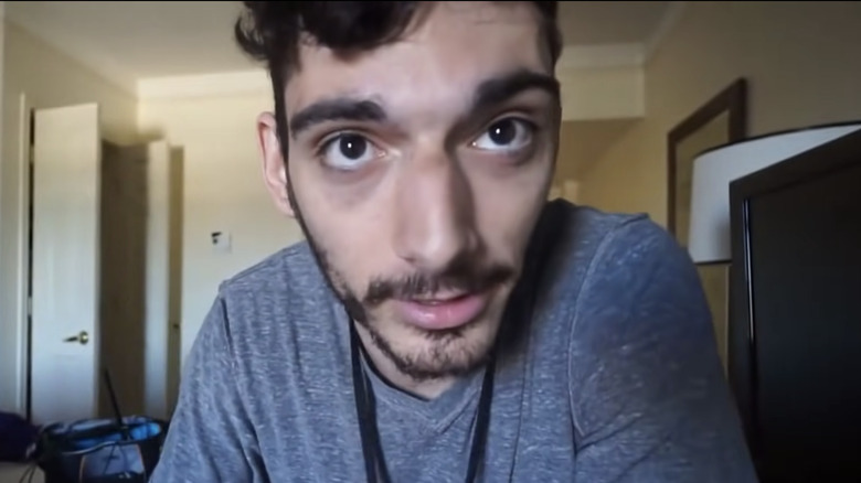 Ice Poseidon in hotel