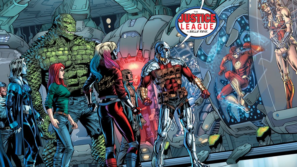 Panel from Justice League vs. Suicide Squad #3