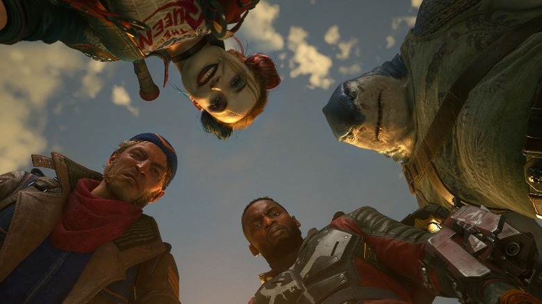 Suicide Squad looking down