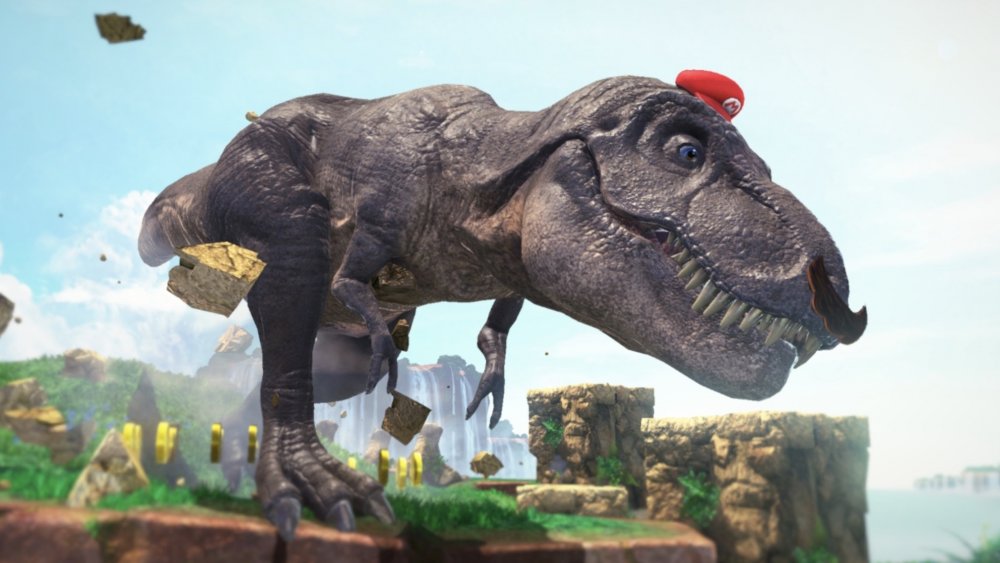 Super Mario Odyssey dinosaur