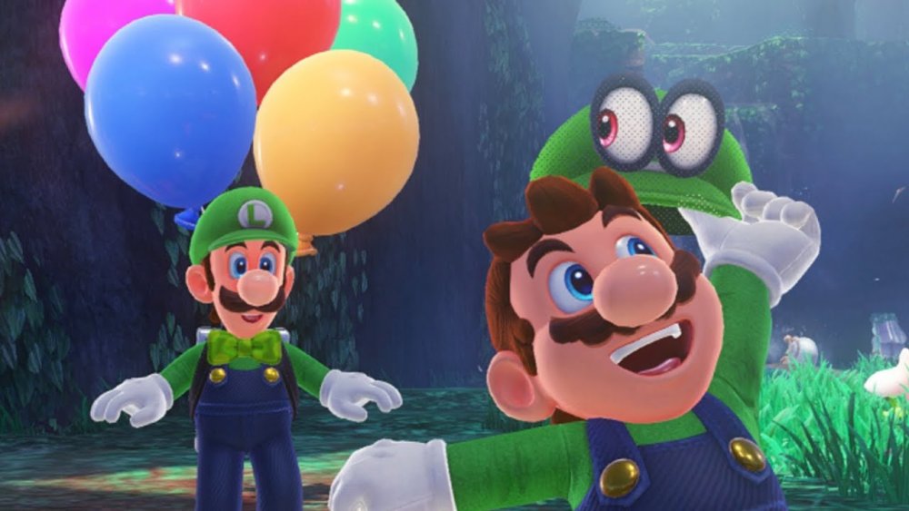 Mario and luigi balloon world