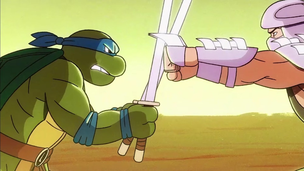 Ninja turtle Leonardo in the new game trailer