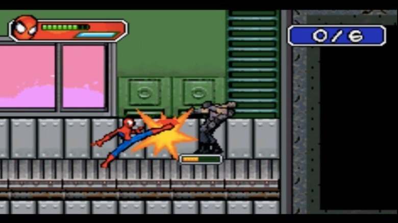 Spider-Man kicks goon