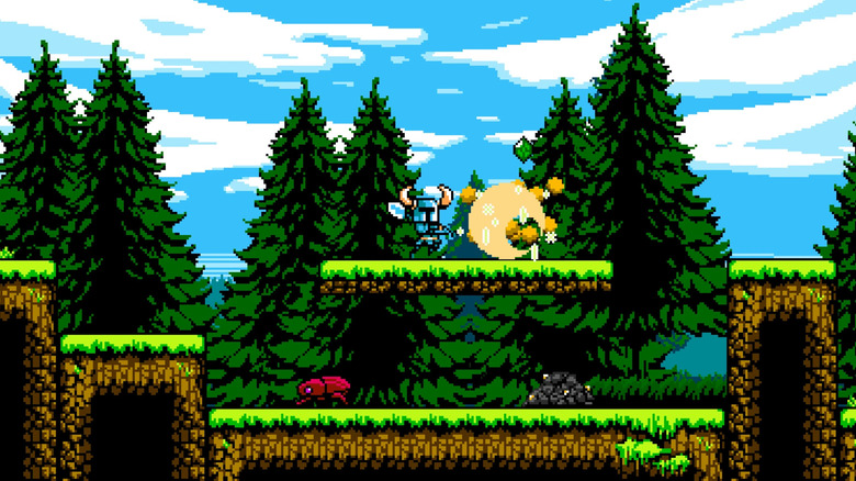 Shovel Knight's first level