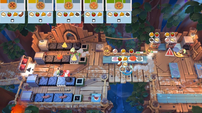 Overcooked 2 Campfire Cookoff dlc gameplay