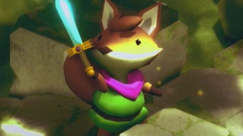 Fox with sword