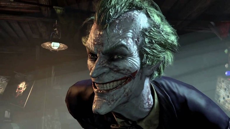 Arkham City Joker smiling