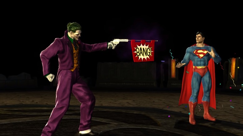 Mortal Kombat DC Joker Gunshot
