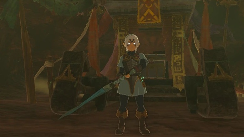 Link wielding Fierce Deity Sword