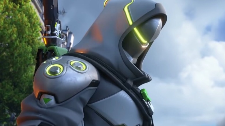 Overwatch 2 Genji looking down