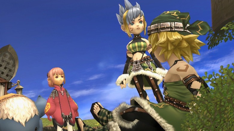 Crystal Chronicles characters talking