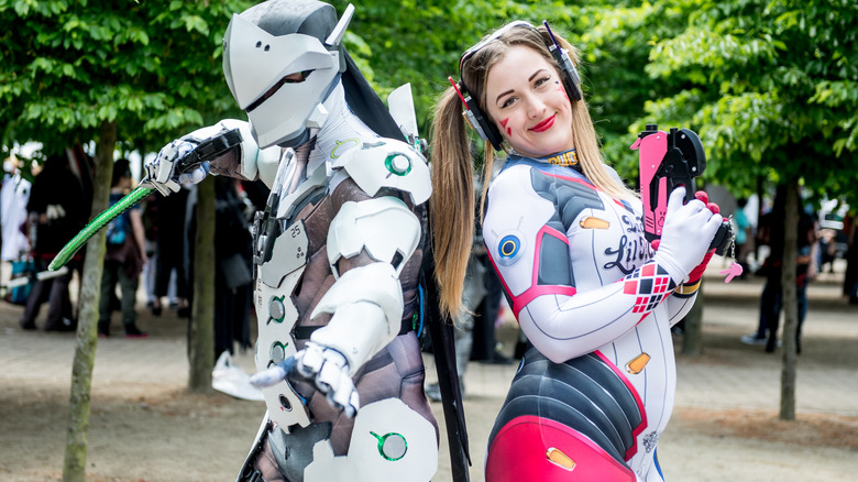 Genji and Harley Quinn D.Va