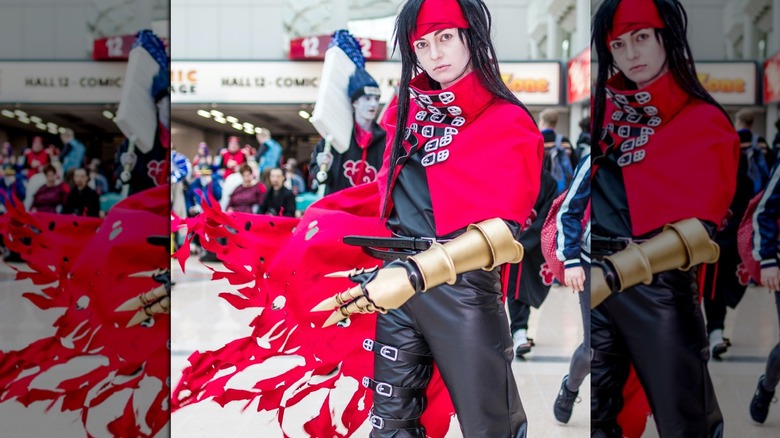 Vincent Valentine cosplay stares