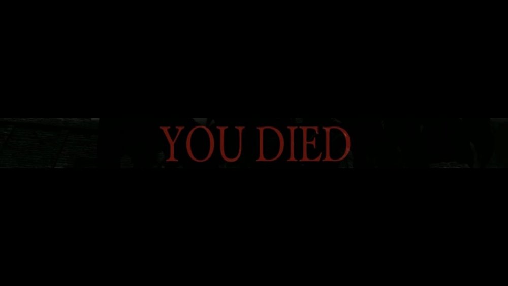 Dark Souls Game Over screen