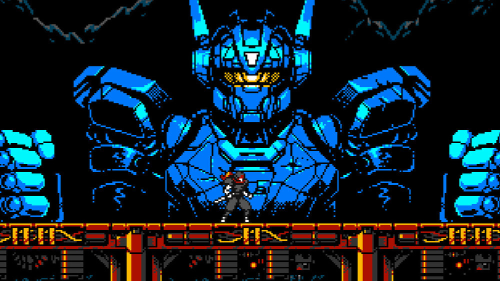 Cyber Shadow Boss Combinatron and Shadow