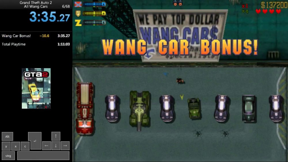 GTA 2 Wang Car Bonus