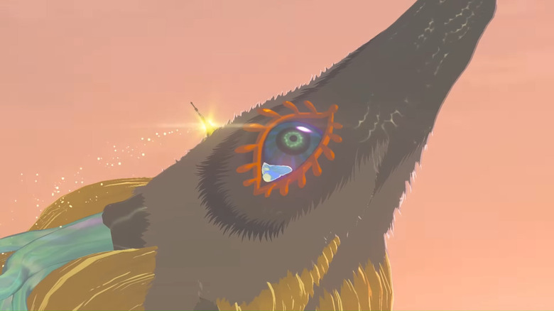 Light Dragon with Master Sword in Tears of the Kingdom