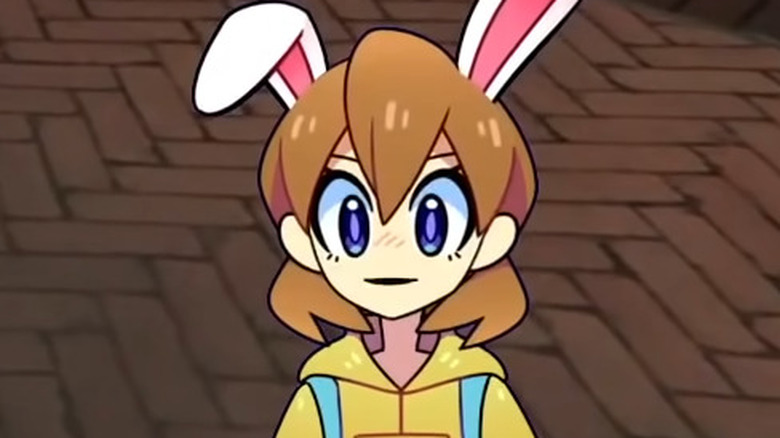 Ash's avatar in bunny ears