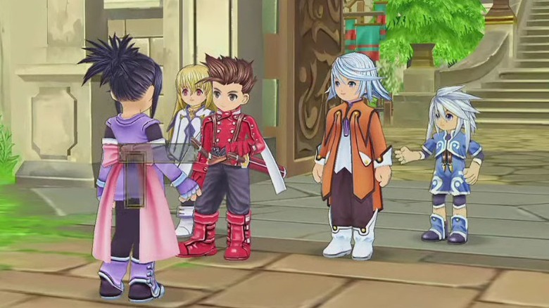 Characters in Tales Of Symphonia Remastered talking