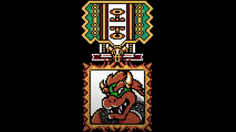 Bowser Award in Super Mario Bros. Deluxe