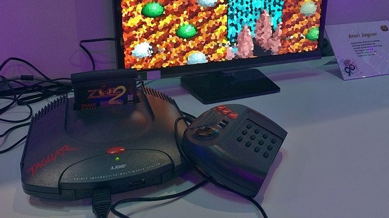 Atari Jaguar running a game