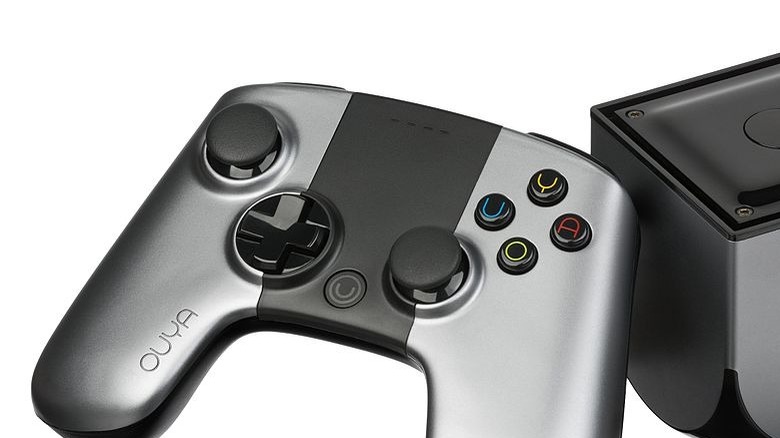 Ouya console and controller