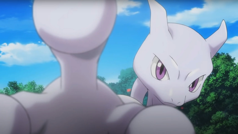 Mewtwo using psychic powers 