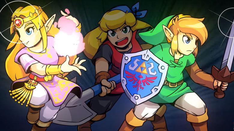 Cadence of Hyrule's main characters