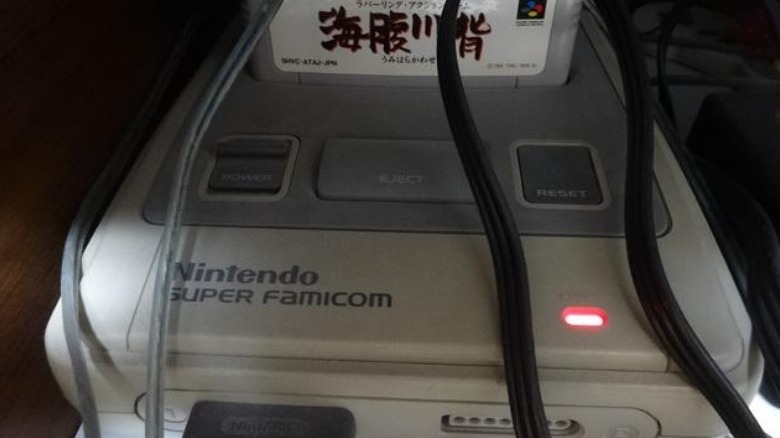 Super Famicom with Umihara Kawase