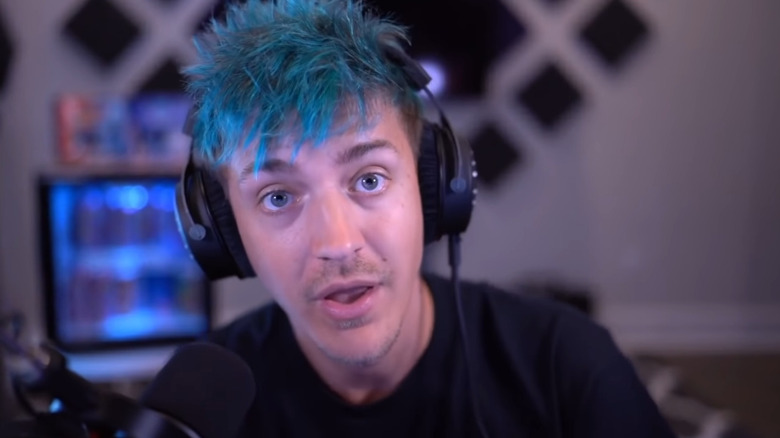 Ninja talking into camera