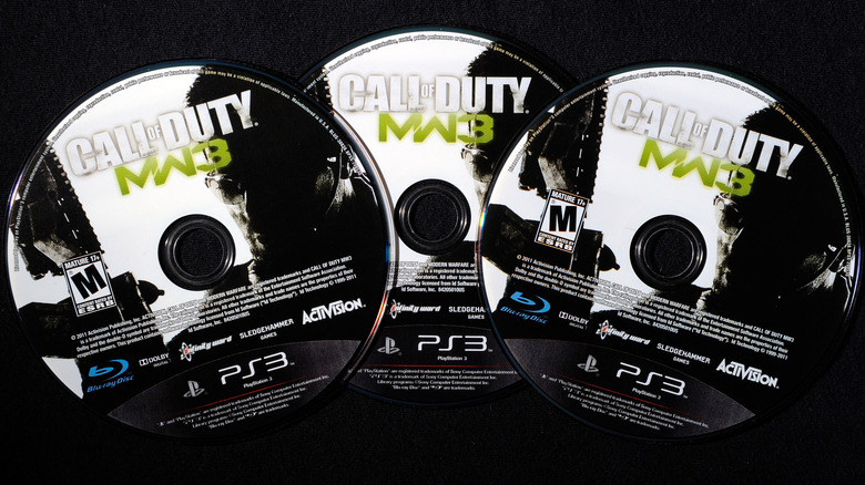 Modern Warfare 3 game discs