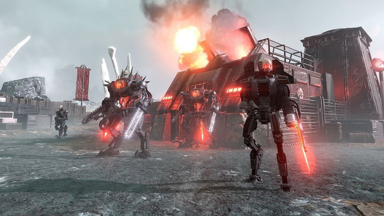 Automatons defending base