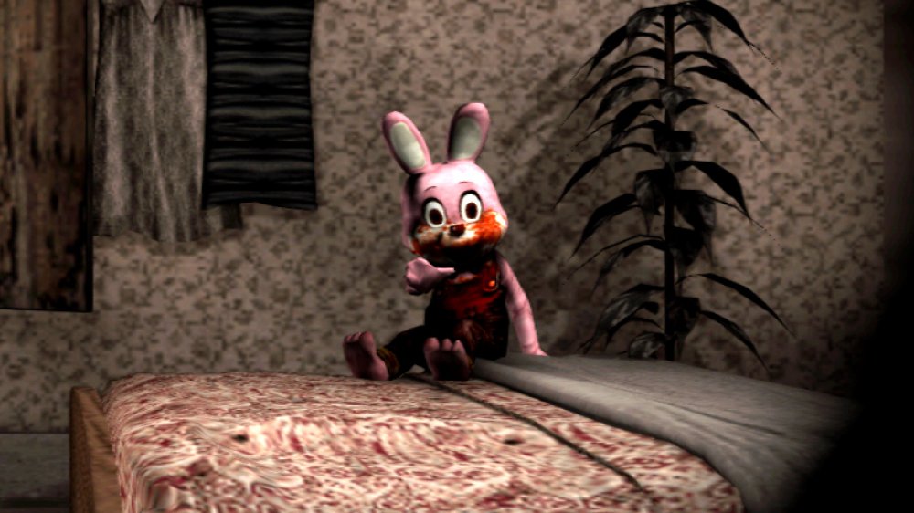 Robbie the Rabbit points at you