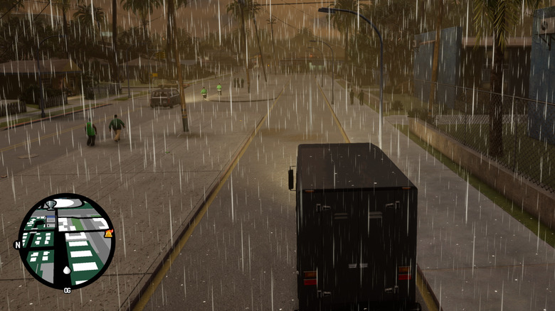 GTA rain