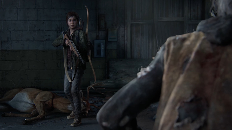 The Last of Us Remake Ellie with gun