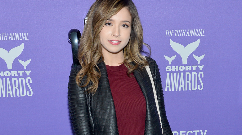 pokimane at event