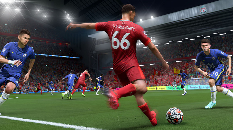 FIFA 22 Trent Alexander-Arnold passing ball