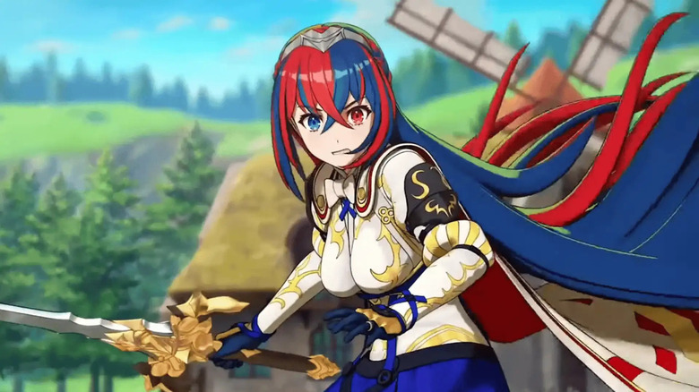 Fire Emblem Engage angry female Alear