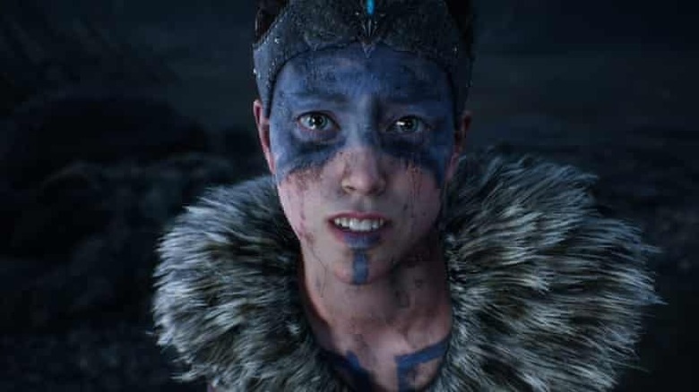 Hellblade Senua afraid